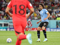 Edinson Cavani of Uruguay during the FIFA World Cup 2022, Group H football match between Uruguay and Korea Republic on November 24, 2022 at...