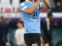 Edinson Cavani of Uruguay following the FIFA World Cup 2022, Group H football match between Uruguay and Korea Republic on November 24, 2022...