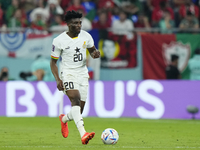 Mohammed Kudus Attacking Midfield of Ghana and Ajax Amsterdam during the FIFA World Cup Qatar 2022 Group H match between Portugal and Ghana...