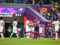 REFEREE ELFATH Ismail during FIFA World Cup Qatar 2022  Group H football match between Portugal and Ghana at Stadium 974 in Doha on 24 Novem...