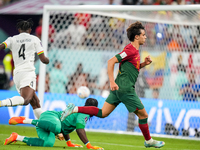 (11) JOAO FELIX of Portugal team celebrate after score second goal during FIFA World Cup Qatar 2022  Group H football match between Portugal...