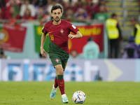 Bernardo Silva Attacking Midfield of Portugal and Manchester City  in action during the FIFA World Cup Qatar 2022 Group H match between Port...