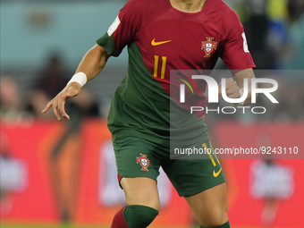 Joao Felix Second Striker of Portugal and Atletico de Madrid  in action during the FIFA World Cup Qatar 2022 Group H match between Portugal...