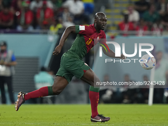 Danilo Pereira Defensive Midfield of Portugal and Paris Saint-Germain runs with the ball during the FIFA World Cup Qatar 2022 Group H match...
