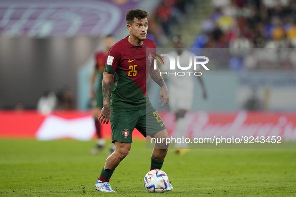 Otavio Right Midfield of Portugal and FC Porto during the FIFA World Cup Qatar 2022 Group H match between Portugal and Ghana at Stadium 974...