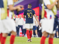 Kylian Mbappe  during the World Cup match between France vs Denmark, in Doha, Qatar, on November 26, 2022. (
