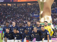 Team France during the World Cup match between France vs Denmark, in Doha, Qatar, on November 26, 2022. (
