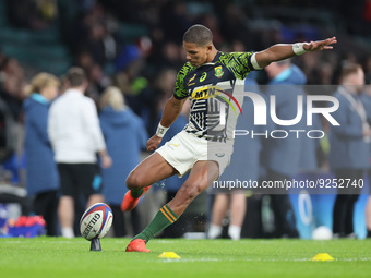  Damian Willemse of South Africa  during Autumn International Series match between England against South Africa at Twickenham stadium, Londo...