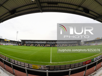 General view of the Pirelli Stadium, home to Burton Albion ahead of the FA Cup Second Round match between Burton Albion and Chippenham Town...