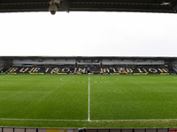General view of the Pirelli Stadium, home to Burton Albion ahead of the FA Cup Second Round match between Burton Albion and Chippenham Town...