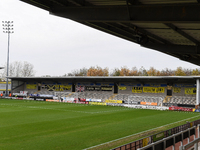 West Stand of the Pirelli Stadium during the FA Cup Second Round match between Burton Albion and Chippenham Town at the Pirelli Stadium, Bur...