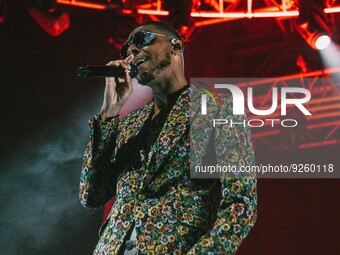 Masego on stage during the Music Concert Masego on November 28, 2022 at the Fabrique in Milan, Italy (