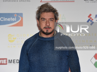 Paolo Ruffini actor attends a photocall during the 45th Giornate Professionali del Cinema Sorrento Italy on 29 December 2022.  (