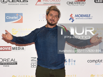 Paolo Ruffini actor attends a photocall during the 45th Giornate Professionali del Cinema Sorrento Italy on 29 December 2022.  (