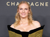 German actress Diane Kruger poses at the photocall for the Moet Chandon party in Madrid, November 30, 2022 Spain. (