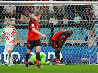 (9) LUKAKU Romelu of team Belgium after lose the ball during the FIFA World Cup Qatar 2022 Group F match between Croatia and Belgium at Ahma...