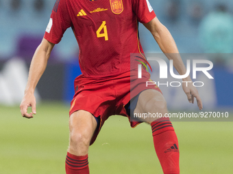 Pau Torres  during the World Cup match between Japan vs Spain in Doha, Qatar, on December 1, 2022. (