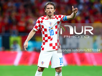 Luka Modric (CRO) during the World Cup match between Croatia v Belgium , in Doha, Qatar, on December 1, 2022.
NO USE POLAND (