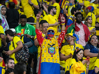 Fans of team Ecuador during the FIFA World Cup Qatar 2022 match, Group A, between Ecuador and Senegal at Khalifa International Stadium on 29...