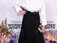 English actress Helen Mirren arrives at the L'Oreal Paris' Women Of Worth Celebration 2022 held at The Ebell of Los Angeles on December 1, 2...