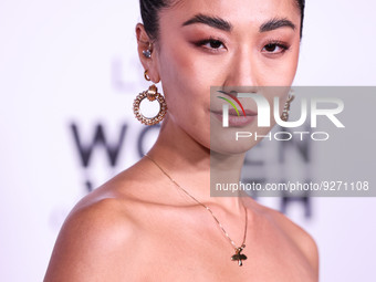 Soo Youn Lee arrives at the L'Oreal Paris' Women Of Worth Celebration 2022 held at The Ebell of Los Angeles on December 1, 2022 in Los Angel...