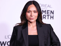 Marianna Hewitt arrives at the L'Oreal Paris' Women Of Worth Celebration 2022 held at The Ebell of Los Angeles on December 1, 2022 in Los An...