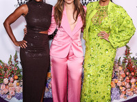 Aja Naomi King, Camila Cabello and H.E.R. (Gabriella Sarmiento Wilson) arrive at the L'Oreal Paris' Women Of Worth Celebration 2022 held at...