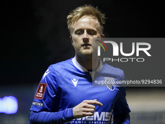 Ben Reeves of Gillingham during the FA Cup ''nd round replay between Gillingham and Dagenham and Redbridge at the MEMS Priestfield Stadium,...
