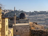 A view on Jerusalem, Israel on December 29, 2022. (