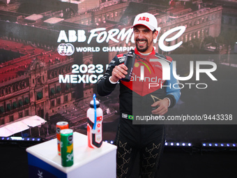 DI GRASSI Lucas (bra), Mahindra Racing, Spark-Mahindra, Mahindra M9-Electro, portrait during the 2023 Mexico City ePrix, 1st meeting of the...