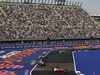 Action at Foro Sol during the 2023 Hankook Mexico City E-Prix, 1st meeting of the 2022-23 ABB FIA Formula E World Championship, on the Autod...