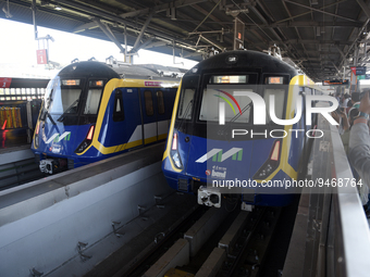 Mumbai Metro Rail Lines 2A and 7 starts commercial run from today in Mumbai, India, 20 January, 2023.  (