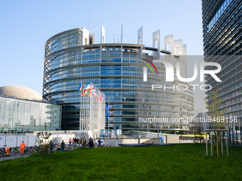 November 2, 2022, Strasbourg, France. The European Parliament is the directly elected parliamentary body of the European Union (EU). Stock i...