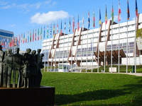 November 2, 2022, Strasbourg, France. The Council of Europe is an intergovernmental organization established on May 5, 1949 by the Treaty of...
