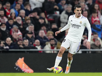 Dani Ceballos central midfield of Real Madrid and Spain in action during the LaLiga Santander match between Athletic Club and Real Madrid CF...