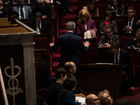 Economy Minister Bruno Le Maire speaks during the question session to the government, in Paris, Tuesday 24 January, 2023. (