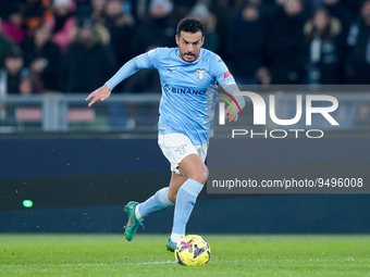 Pedro of SS Lazio during the Serie A match between SS Lazio and AC Milan at Stadio Olimpico, Rome, Italy on 24 January 2023.  (