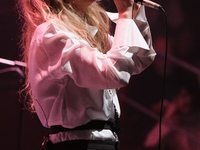 Christina Rosenvinge  in concert at Teatro Circo Price during Inverfest Music Festival on January 25, 2023 in Madrid, Spain. (