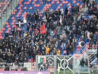 Spezia Calcio supporters during the italian soccer Serie A match Bologna FC vs Spezia Calcio on January 27, 2023 at the Renato Dall'Ara stad...