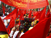 Garment workers & other labor organization in Bangladesh shout slogans during the May day celebration.
In Bangladesh, every year May Day is...