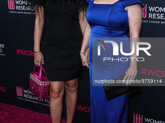 Ramona Agruma and girlfriend/Australian actress Rebel Wilson arrive at The Women's Cancer Research Fund's An Unforgettable Evening Benefit G...