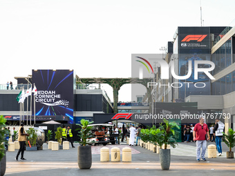 The paddock during the Formula 1 STC Saudi Arabian Grand Prix 2023, 2nd round of the 2023 Formula One World Championship from March 17 to 19...