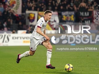 Michel Aebischer of Bologna Fc during the  Serie A match between Us Salernitana 1919 and Bologna Fc on March 18, 2023 stadium ''Arechi''  in...