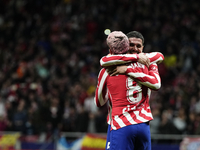 Antoine Griezmann second striker of Atletico de Madrid and France celebrates after scoring his sides first goal during the La Liga Santander...