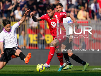 Andrea Petagna (#37 AC Monza) during AC Monza against US Cremonese, Serie A, at U-Power Stadium in Monza on March, 18th 2023. (