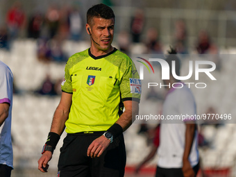 Antonio Giua, referee, during AC Monza against US Cremonese, Serie A, at U-Power Stadium in Monza on March, 18th 2023. (