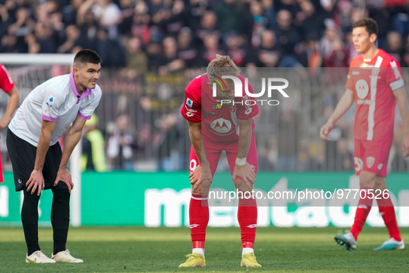 Christian Gytkjaer (#9 AC Monza) during AC Monza against US Cremonese, Serie A, at U-Power Stadium in Monza on March, 18th 2023. 