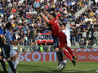 Nicolas David Andrade (Pisa) saves during the Italian soccer Serie B match AC Pisa vs Benevento Calcio on March 18, 2023 at the Arena Gariba...