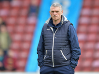 Hartlepool United's Manager John Askey during the Sky Bet League 2 match between Bradford City and Hartlepool United at the University of Br...