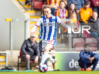 Daniel Kemp #40 of Hartlepool United  during the Sky Bet League 2 match between Bradford City and Hartlepool United at the University of Bra...